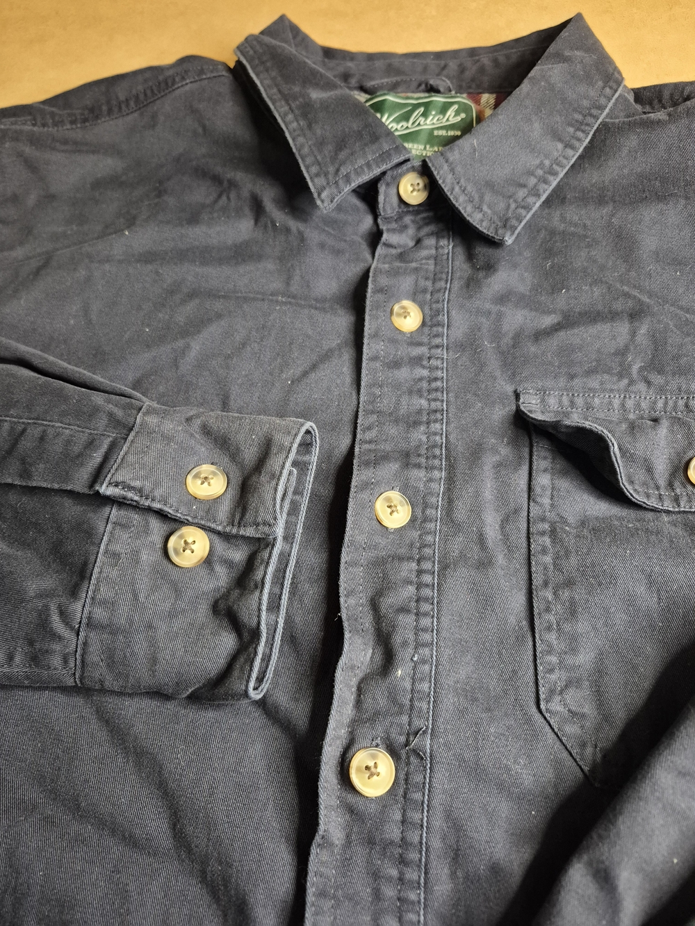 Woolrich Navy Blue Field Button-Up Jacket 4638/4